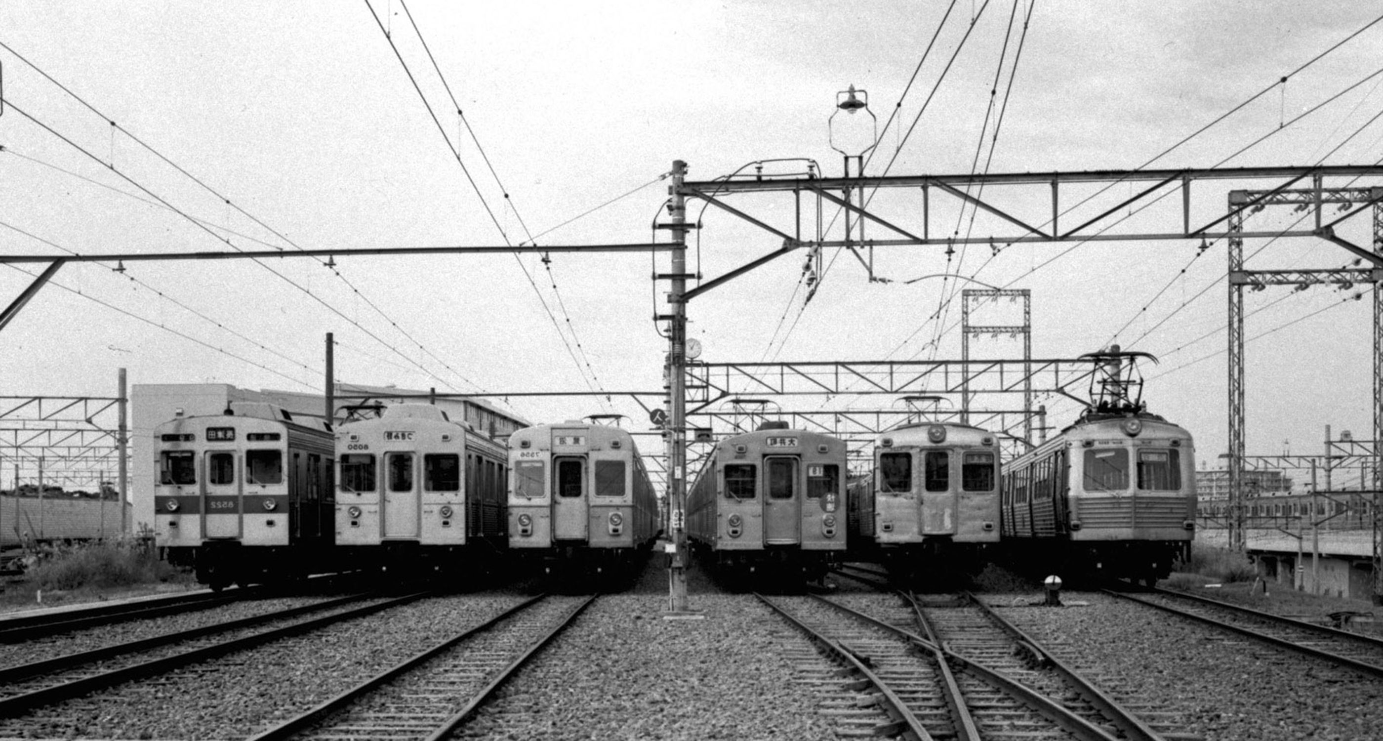 5200形~8500形 長津田車庫(1978年12月)