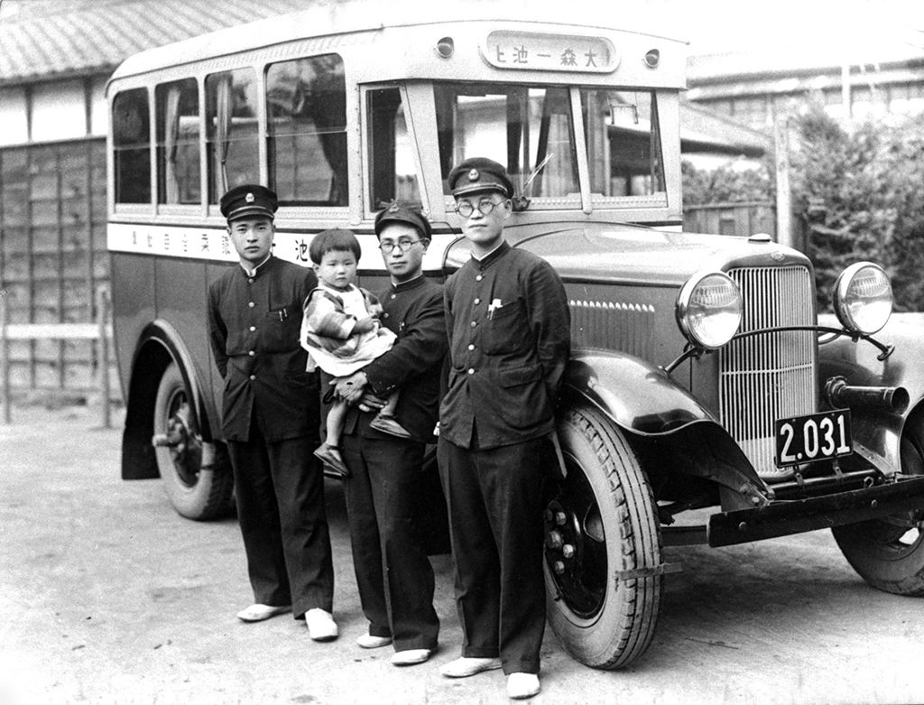 池上電気鉄道 バス(1927年9月)